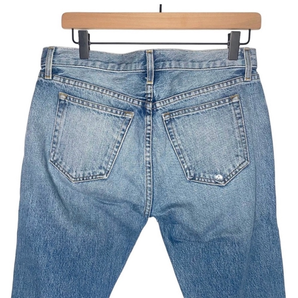 Khaite Blue Distressed Jeans - Picture 6 of 8